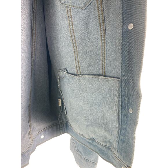 womens size small Denim Jacket with buttons - Picture 5 of 8